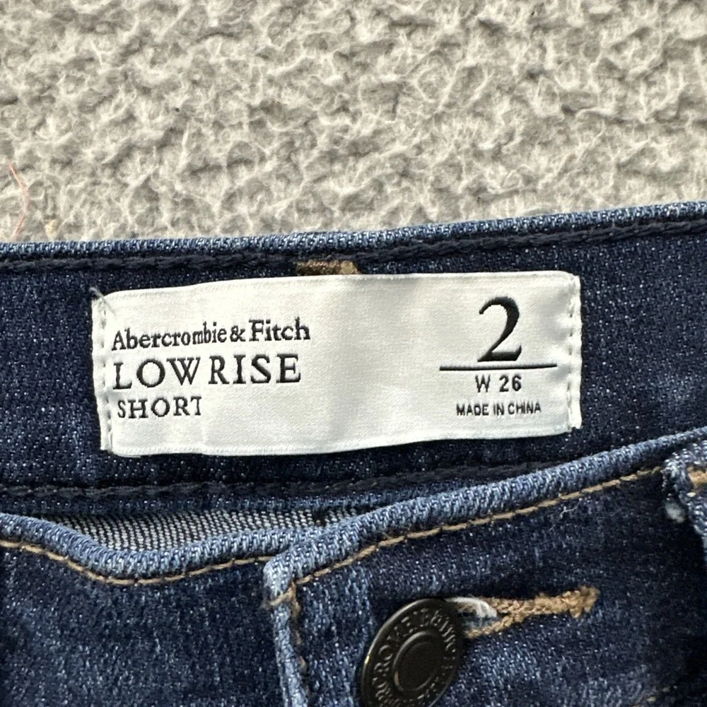 Y2K Abercrombie & Fitch Low Rise Denim Jean‎ Shorts 2